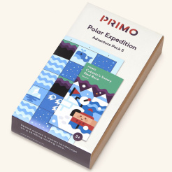  Mapa przygody polarna wyprawa Primo - Cubetto  