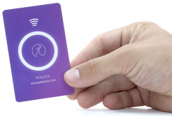 Pealock karta NFC - różowa