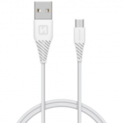 SWISSTEN kabel do transmisji danych USB / microUSB 1,5 m - white