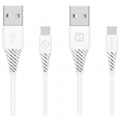SWISSTEN kabel USB / USB-C (3.1) 1,5 m - white