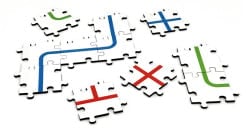 Drewniane puzzle do Ozobot -  Zestaw startowy