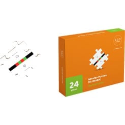 Drewniane puzzle do Ozobot - Zestaw ruchów specjalnych