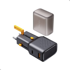 Ładowarka podróżna Voltme VITO Go EzTravel 35W (czarna)