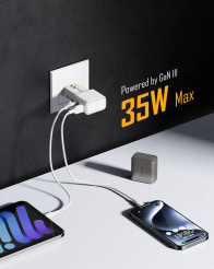 Ładowarka podróżna Voltme VITO Go EzTravel 35W (biała)