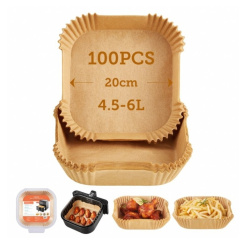 Cosori Papierowe foremki 100szt 20cm 4,5 - 6 l 