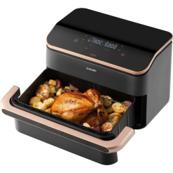 Cosori Dual Blaze TwinFry Smart 10L + szczypce - czarny