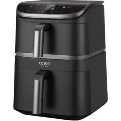 Frytkownica na gorące powietrze Cosori Turbo Tower 10,8 L, ceramiczny - czarny 