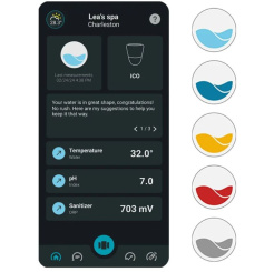ONDILO ICO Spa V2 Essential +, inteligentny monitor wody - dezynfekcja Cl/Br