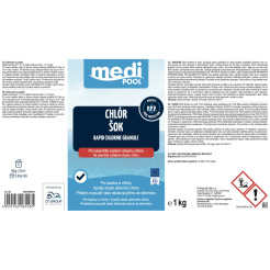 mediPOOL Rapid – granulowany chlor 1,0 kg