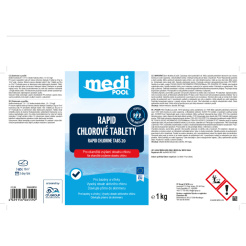 mediPOOL Rapid – tabletki chlorowe 20 g, 1,0 kg