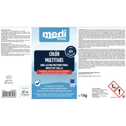 mediPOOL WIELOFUNKCYJNE tabletki o powolnym rozpuszczaniu (bez miedzi) 20 g 1,0 kg