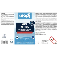 mediPOOL WIELOFUNKCYJNE tabletki o powolnym rozpuszczaniu (bez miedzi) 200 g, 1,0 kg 5527701MP03