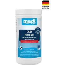 mediPOOL WIELOFUNKCYJNE tabletki o powolnym rozpuszczaniu (bez miedzi) 200 g, 1,0 kg 5527701MP03