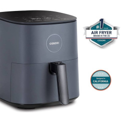 Cosori L501 PRO 4,7 l + 5 szpikulców i ruszt do grillowania – czarny