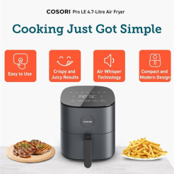 Cosori L501 PRO 4,7 l + 5 szpikulców i ruszt do grillowania – czarny