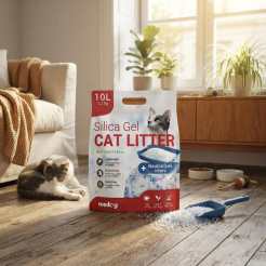 Żwirek dla kotów Reedog Silica 10 l / 4,2 kg