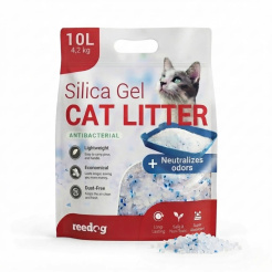 Żwirek dla kotów Reedog Silica 10 l / 4,2 kg