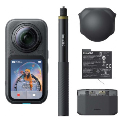  Zestaw Insta360 X6 Essentials w kolorze Midnight Black 