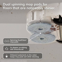 iRobot Roomba Plus 575 Combo + stacja dokująca AutoWash – biała