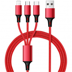 Kabel USB do ładowania i synchronizacji 3w1
