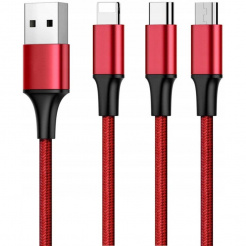  Kabel USB do ładowania i synchronizacji 3w1 