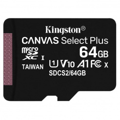 Paměťová karta Kingston microSDXC 64GB UHS-1 U1 100R/10W 