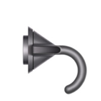 Mocowanie zapobiegające lataniu włosów