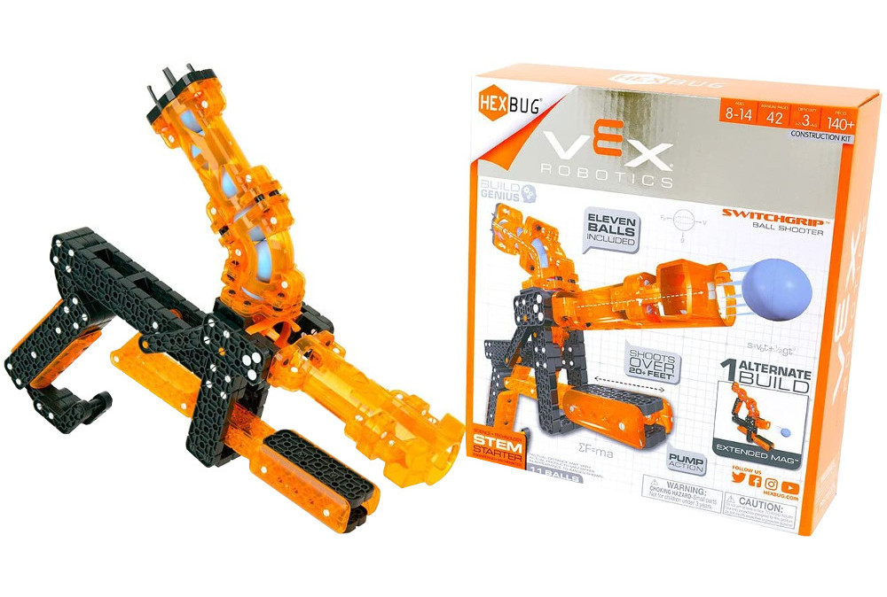 Przedstawiamy zabawkę HEXBUG VEX Robotics SwitchGrip Ball Shooter