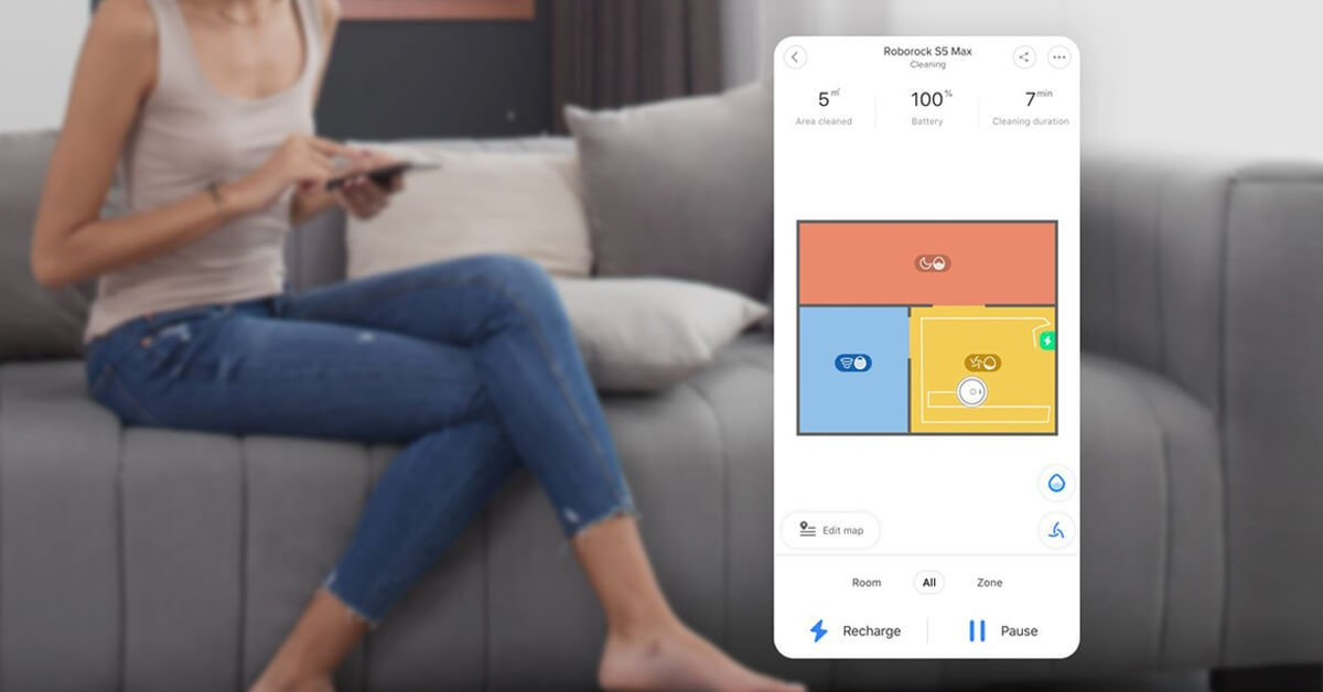 Sterowanie przez aplikację mobilną