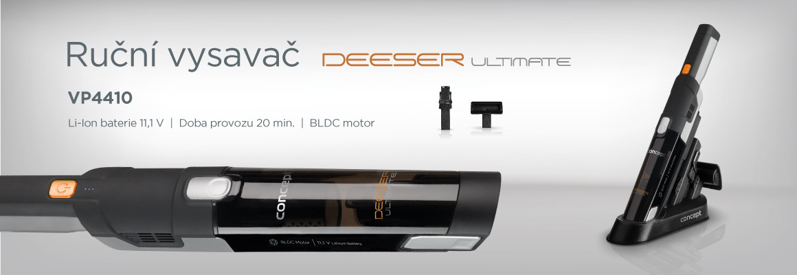 Przedstawiamy odkurzacz ręczny Concept VP4410 Deeser Ultimate