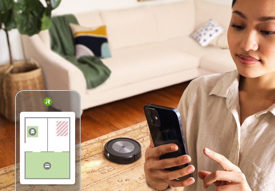 Aplikacja mobilna iRobot HOME z technologią iRobot Genius