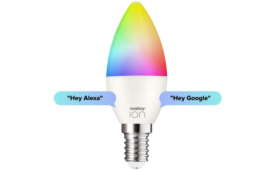 Przedstawiamy inteligentną żarówkę  Niceboy ION SmartBulb RGB 5,5W - E14