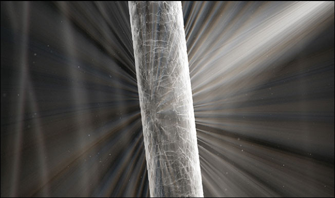 Zdrowe włosy odbijają światło