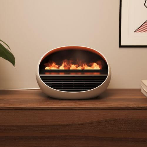 Kominek elektryczny, który ogrzewa i pachnie