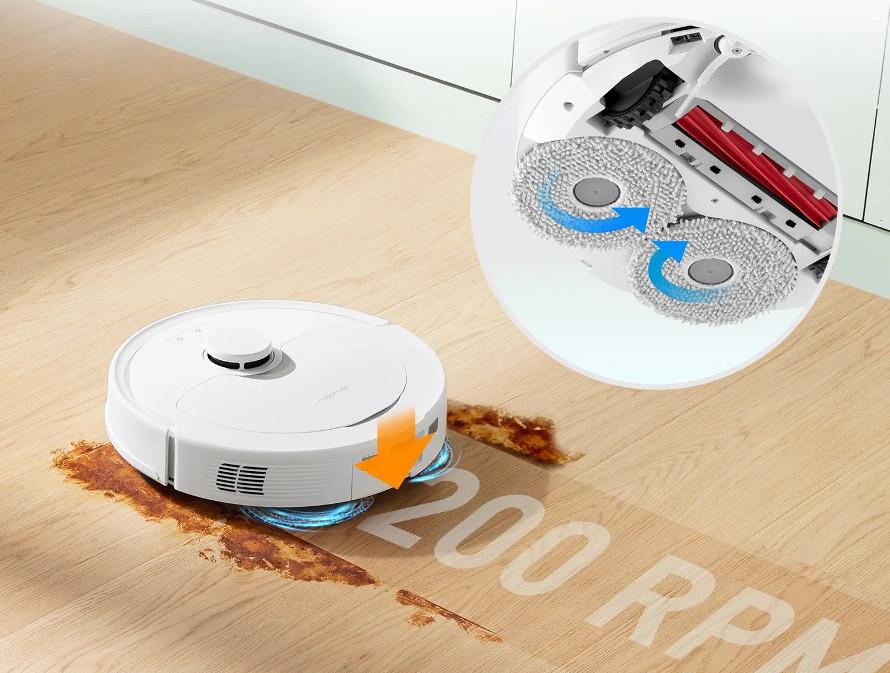 Mopy z podwójnym wirowaniem