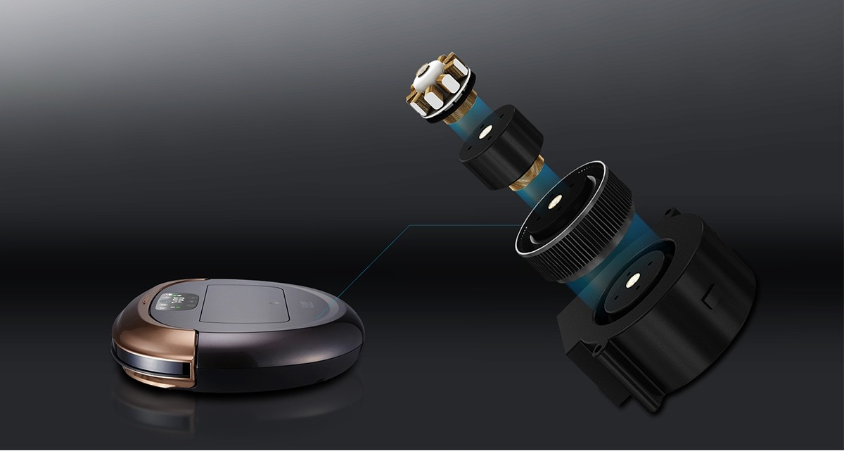 Wydajny silnik ssący BLDC