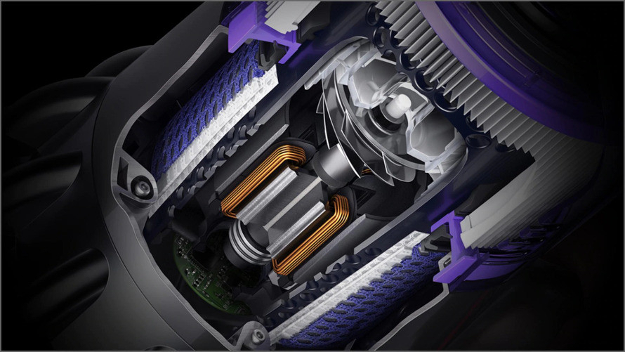 Napędzany silnikiem cyfrowym Dyson V10