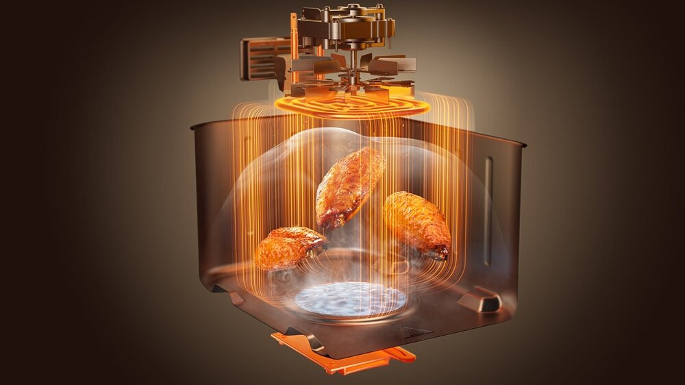 Gorąca para pozwala zachować naturalną soczystość żywności