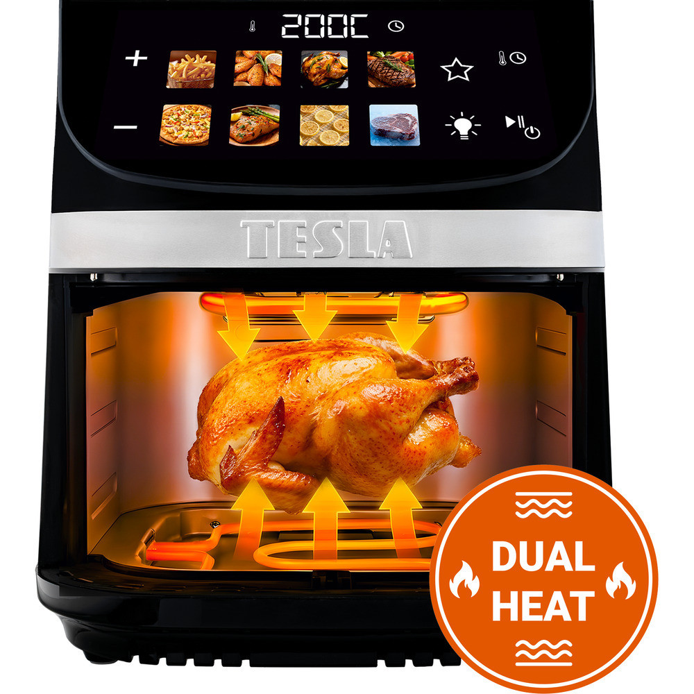 Podwójne ogrzewanie dla idealnego przyrumienienia