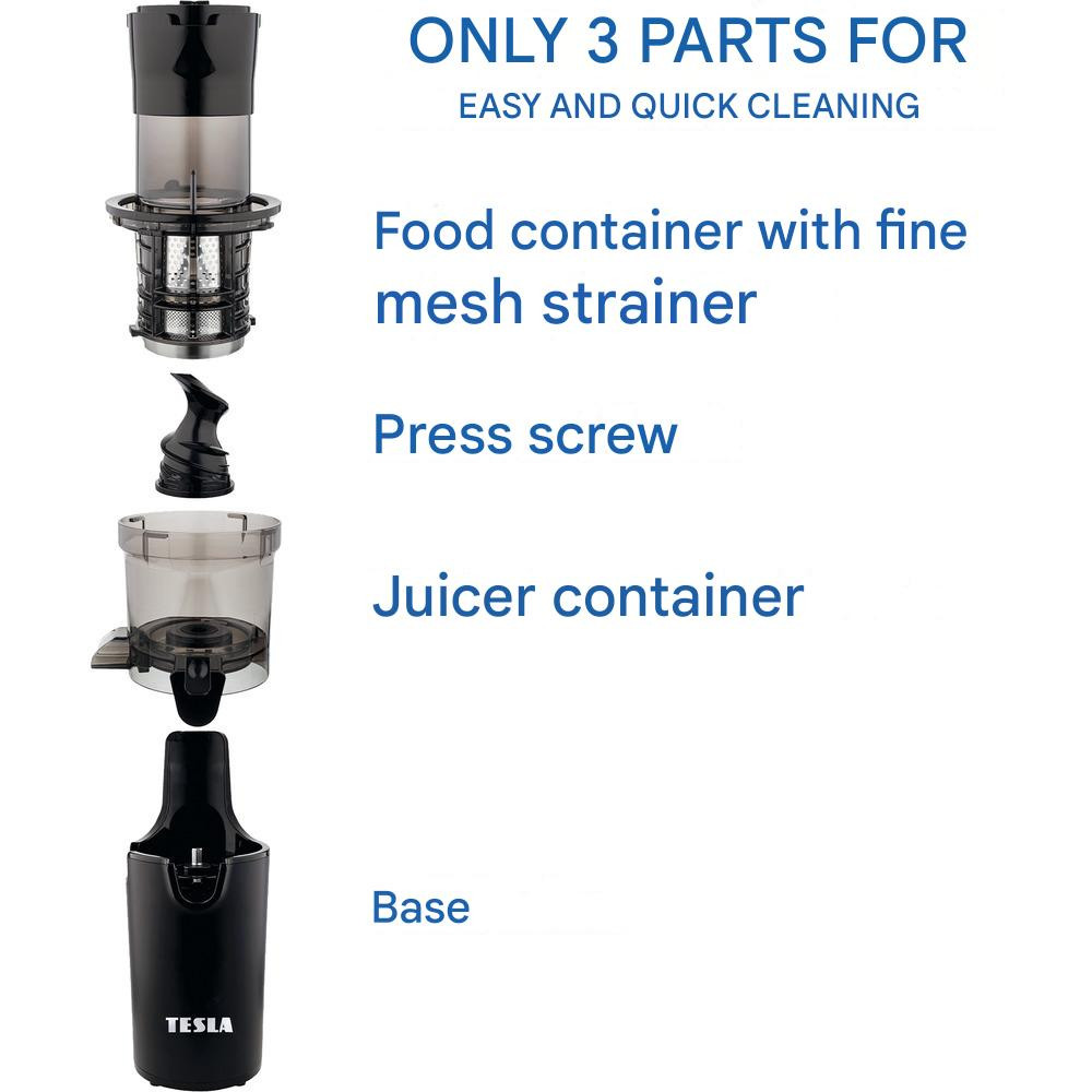 Prosta konstrukcja umożliwiająca szybkie czyszczenie