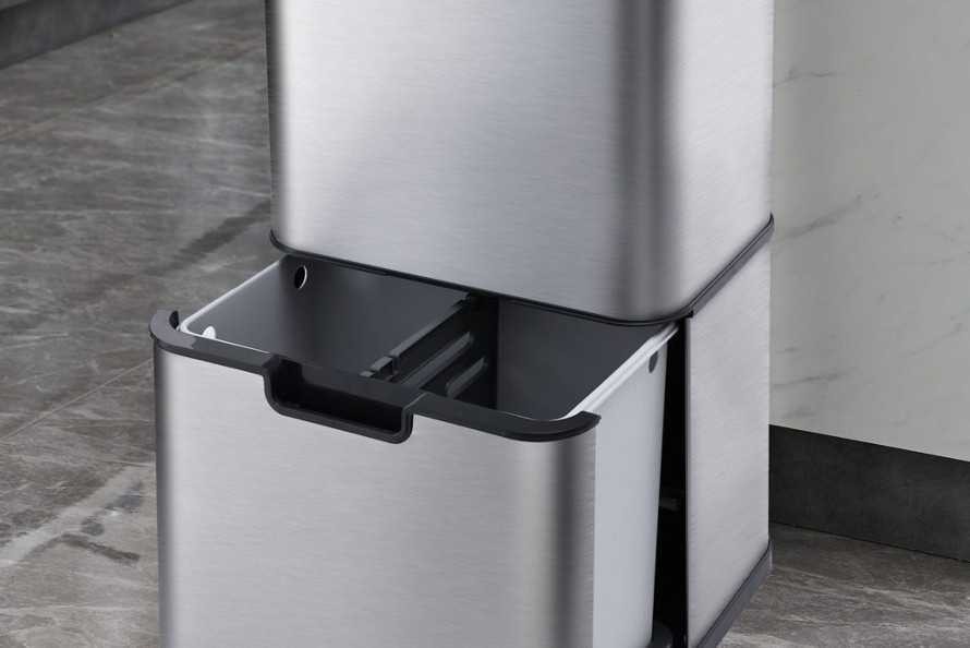 Dolny pojemnik szufladowy na odpady segregowane