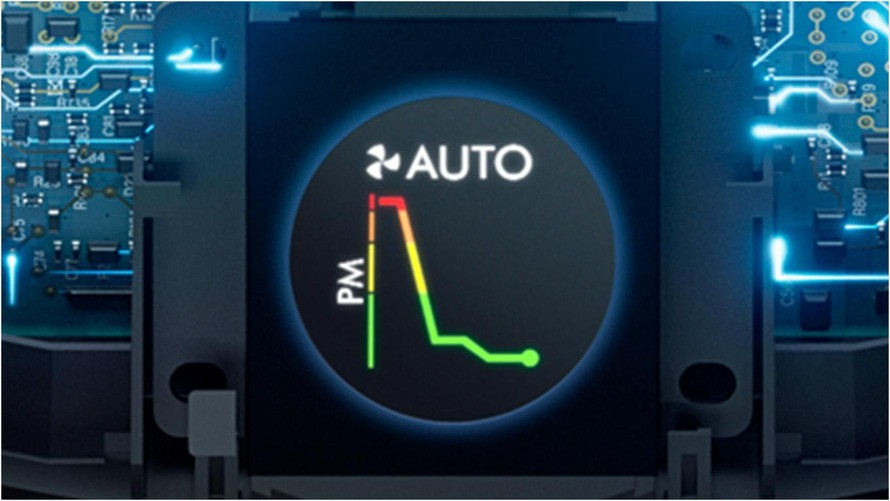 Usuwa szkodliwe substancje z powietrza
