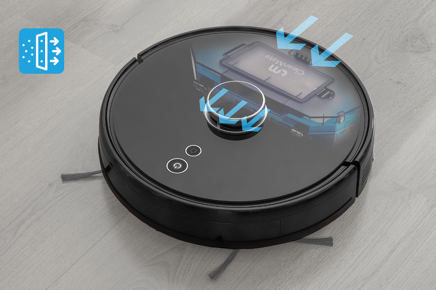 Trzystopniowa filtracja z filtrem HEPA