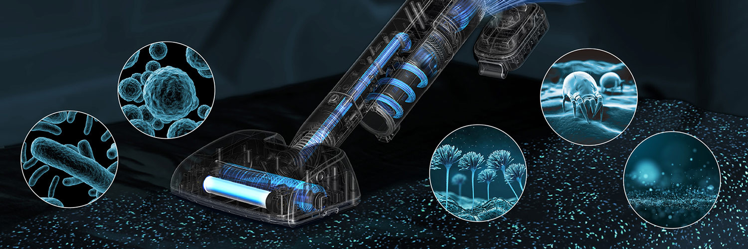 RayClean UV+ usuwa 99,9% wirusów i bakterii