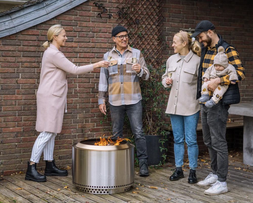  Kominek bezdymny z podstawą